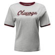 T-shirt damski OLAVOGA AVEN 2025 szary - OLAVOGA - 2