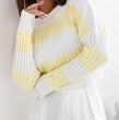SWETER Milo Stripes L. Beige Żółty - COCOMORE - 3
