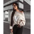SWETER OVERSIZE VICI 2024 BEŻ - OLAVOGA - 3