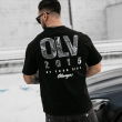T-shirt męski BAKAR 2025 Czarny -OLAVOGA - 2