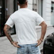 T-shirt męski SHADOW LUXE 2025 ecru   -OLAVOGA - 2