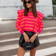 SWETER GARRIS POMARAŃCZOWY - COCOMORE - 3