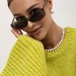 Sweter Calvin Limonkowy - COCOMORE - 3