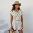T-shirt Vikas Dots J. Beż - COCOMORE - 2
