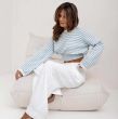SWETER  BERTRAM STRIPES BŁĘKITNY  - COCOMORE - 3