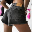 Spodenki damskie KAIST 2025 szary/czarny - OLAVOGA - 3