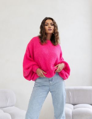 SWETER OLIVER RÓŻOWY - COCOMORE