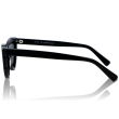 DELUXE damskie okulary przeciwsłoneczne z polaryzacją małe czarne kocie oko - 5