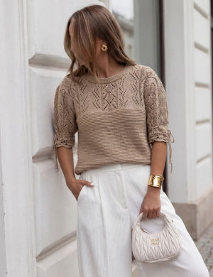 Sweter Louie Latte - COCOMORE