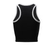 Top damski WRAITH 2025 czarny - ecru  - OLAVOGA - 4