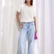 Sweter Harvey White Pudrowy - COCOMORE - 3