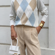 Sweter Elean Azure Biały - COCOMORE - 5