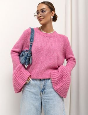 Sweter Calvin Różowy - COCOMORE