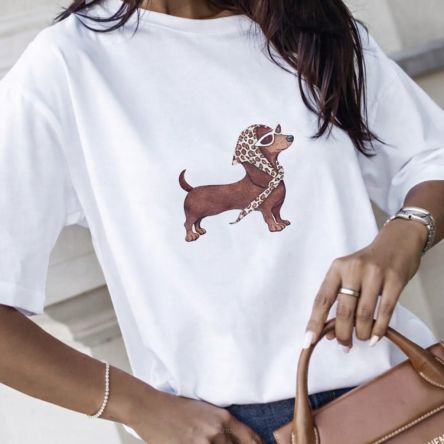 T-shirt DIXI biały - COCOMORE