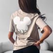 T-shirt damski BESCO 2025 beż - OLAVOGA - 2